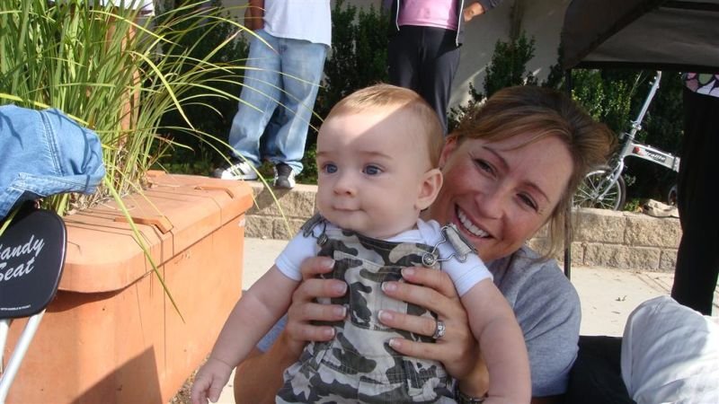 Trey and Mama at the Parade